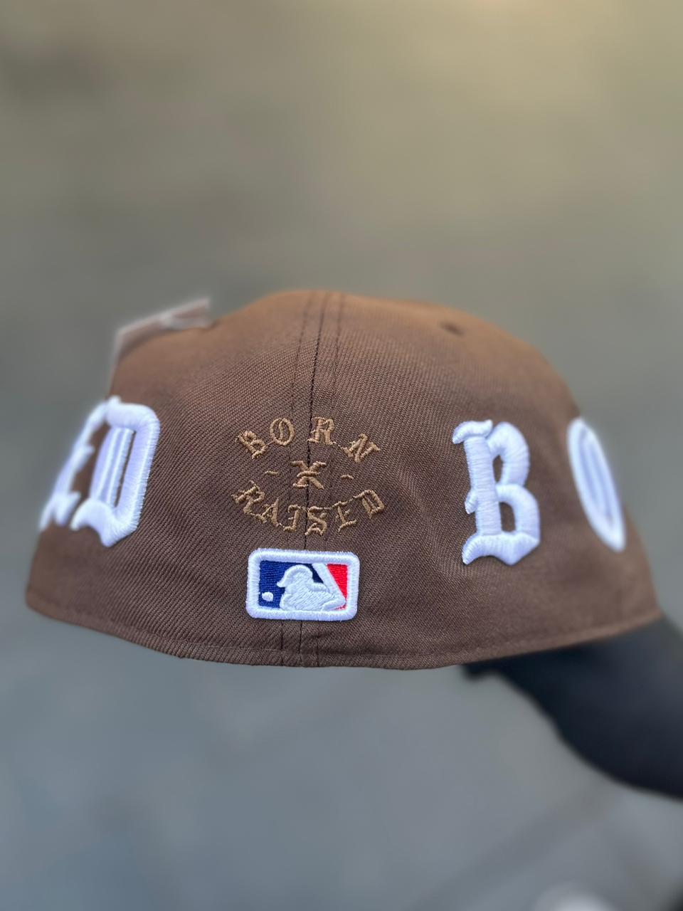 •Los Angeles Dodgers New Era Brown Born X Raised 59FIFTY Fitted Hat.