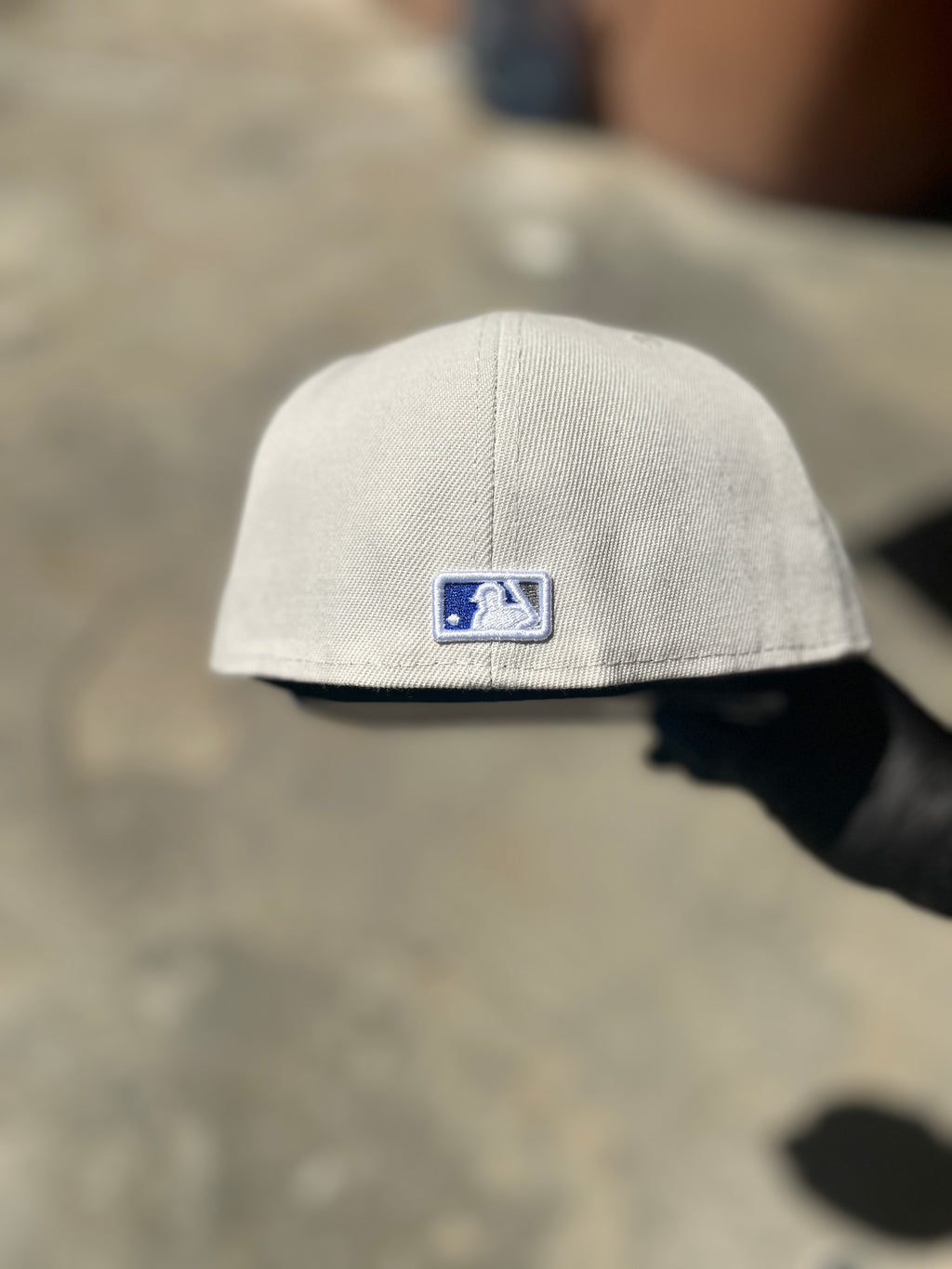 Men's Los Angeles Dodgers New Era Cream/Royal Lonestar 59FIFTY Fitted Hat