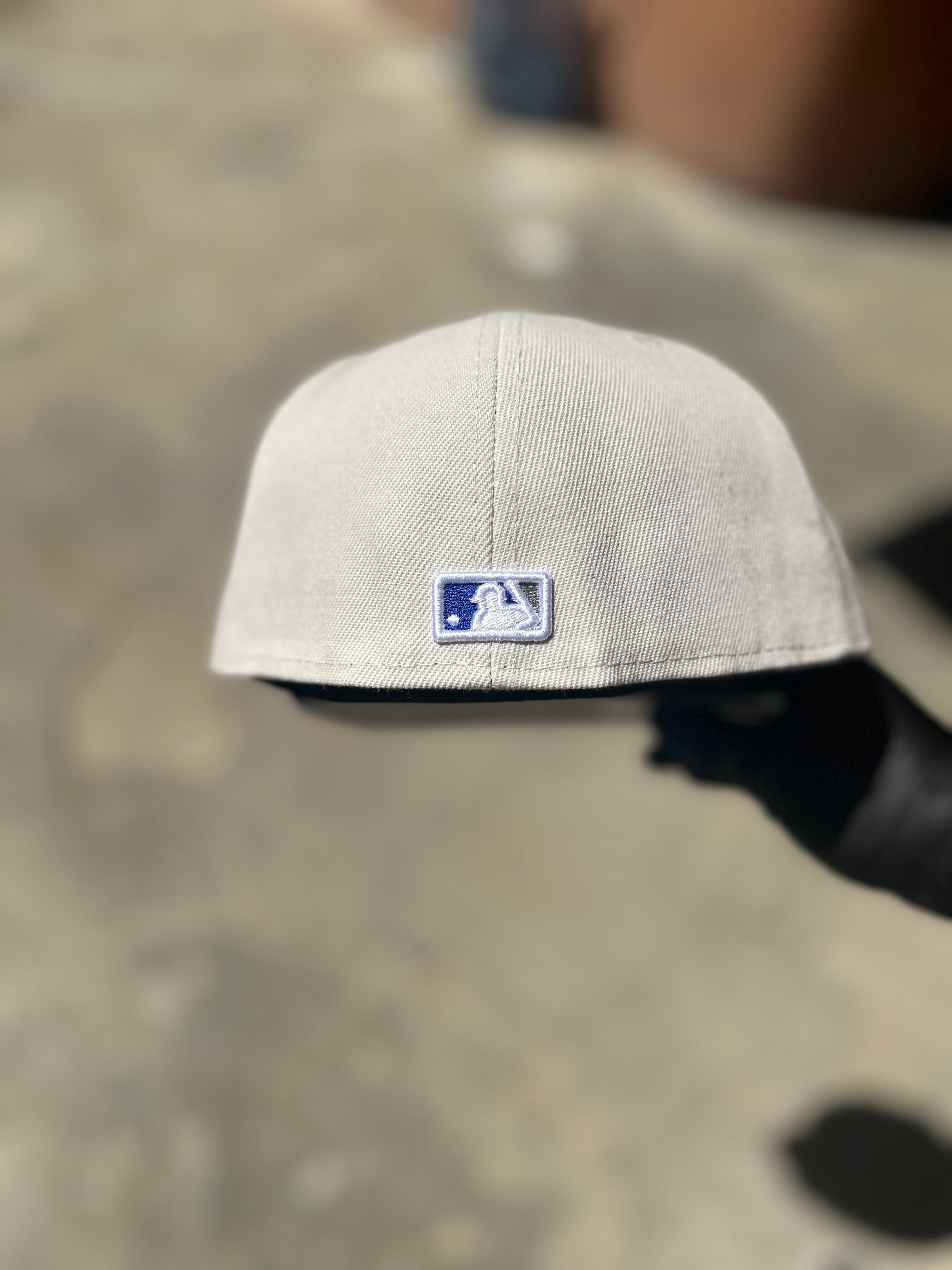 Men's Los Angeles Dodgers New Era Cream/Royal Lonestar 59FIFTY Fitted Hat