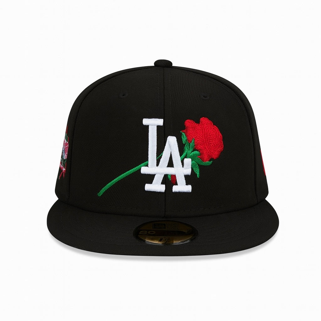 New Era Los Angeles Dodgers 'Rose Emblem' 59FIFTY Fitted hat.