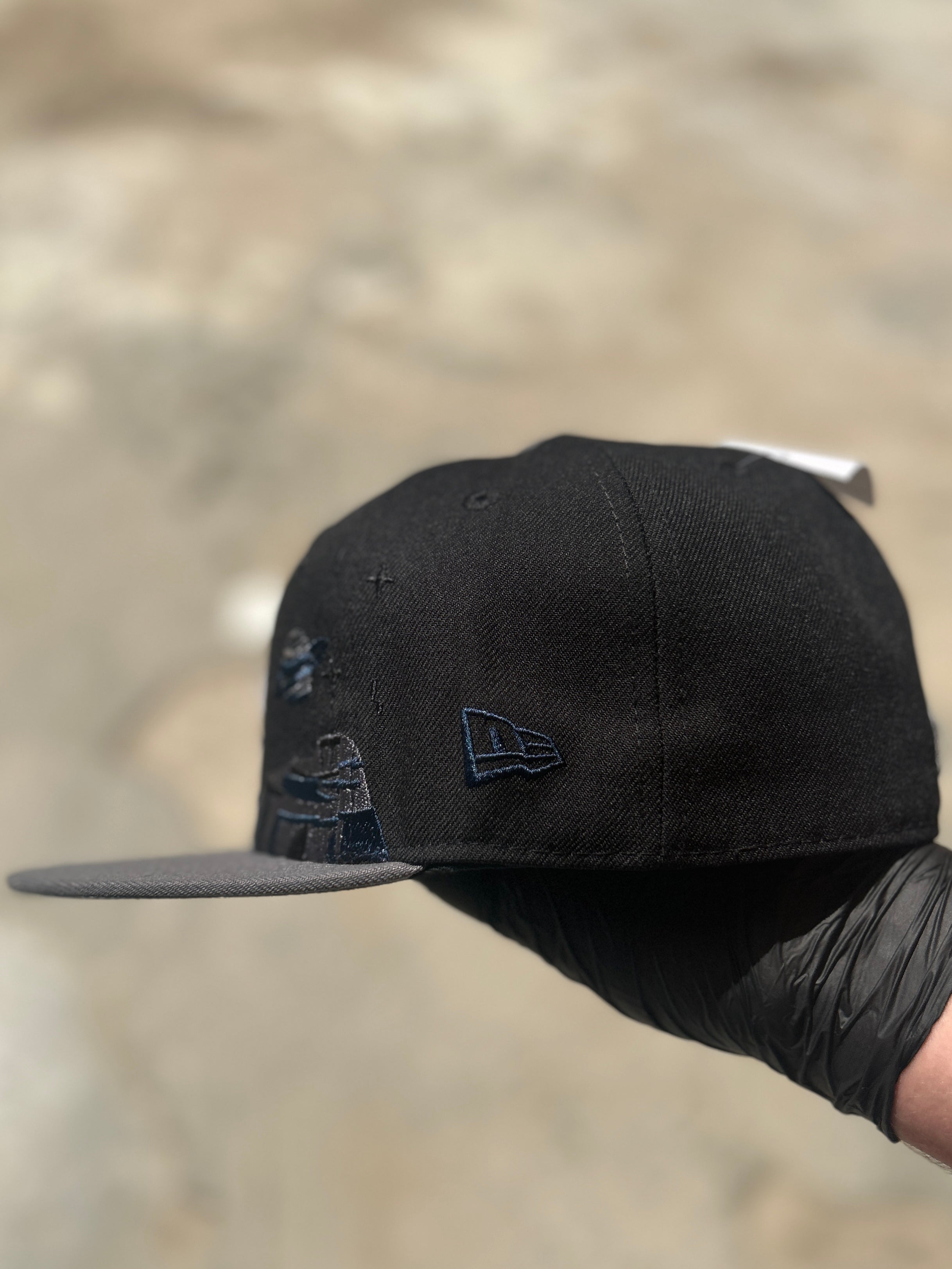 Men's Los Angeles Dodgers New Era Black Planetary 59FIFTY Fitted cap