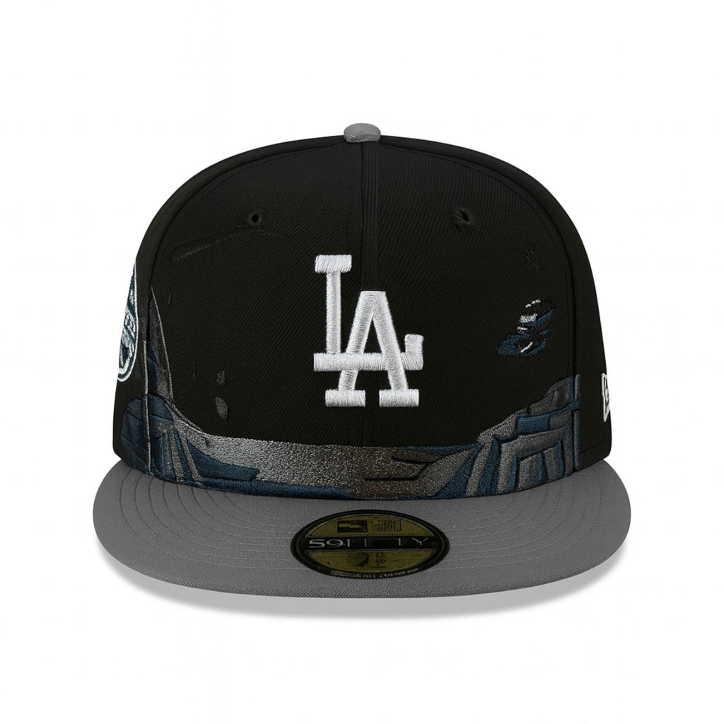 Men's Los Angeles Dodgers New Era Black Planetary 59FIFTY Fitted cap