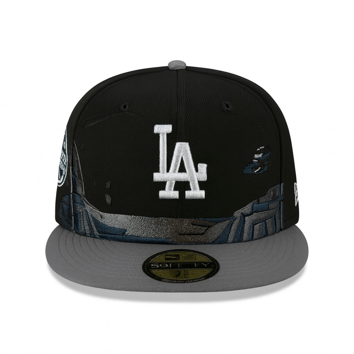 Men's Los Angeles Dodgers New Era Black Planetary 59FIFTY Fitted cap