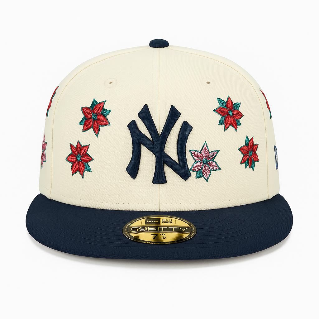 New Era New York Yankees Poinsettia 59FIFTY Fitted MLB.