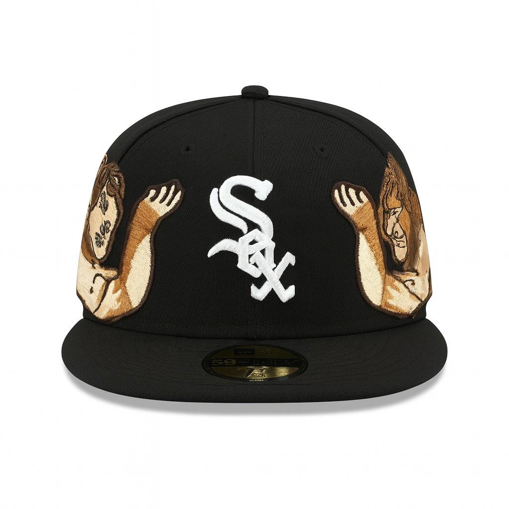 •New era Jon stan x white sox fitted cap.